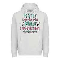Dove Grey i stole their hearts now i am stealing their last Premium Hoodie - MaliasSmallBusiness