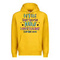 Lemon i stole their hearts now i am stealing their last Premium Hoodie - MaliasSmallBusiness