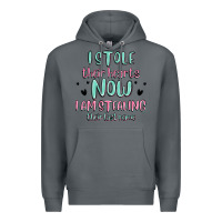 Rock i stole their hearts now i am stealing their last Premium Hoodie - MaliasSmallBusiness