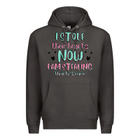 Smoke i stole their hearts now i am stealing their last Premium Hoodie - MaliasSmallBusiness