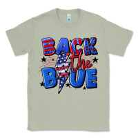 Matcha Back the blue with lightning bolt 4th of july Classic Tee - CowGirlArtShop
