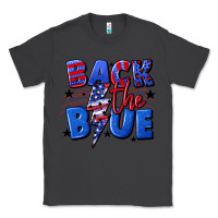 Smoke Back the blue with lightning bolt 4th of july Classic Tee - CowGirlArtShop