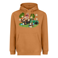 Meerkat easter truck with bunny Heavyweight Hoodie - AdoDesignShop