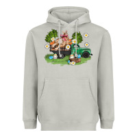 Moon Dust easter truck with bunny Heavyweight Hoodie - AdoDesignShop