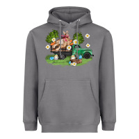 Storm easter truck with bunny Heavyweight Hoodie - AdoDesignShop