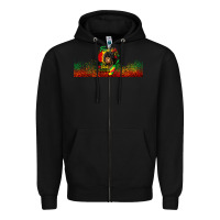 Black free ish since 1865 libbey glass Zipper Hoodie - HRA Design Shop