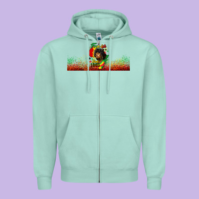 Free Ish Since 1865 Libbey Glass Zipper Hoodie Designed By Hra Design Shop