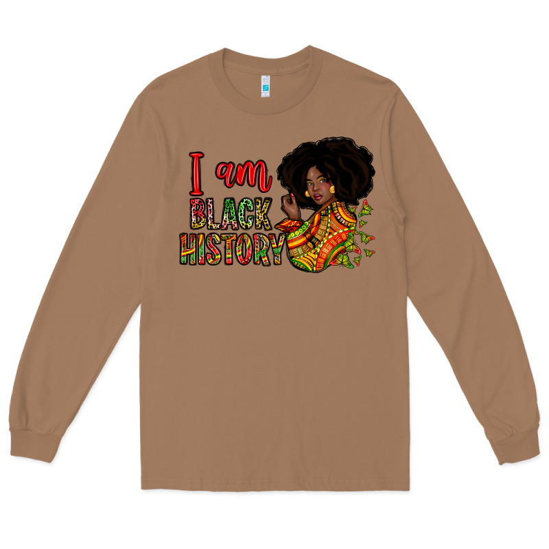 I Am Black History Long Sleeve Tee by Zillion Design Studio | Teevron