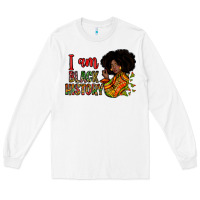 White I am black history Long Sleeve Tee - Zillion Design Studio