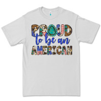 Dove Grey proud to be an american Premium Tee - Artiststas