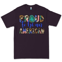 Plum proud to be an american Premium Tee - Artiststas