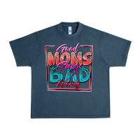 Midnight Navy good moms say bad words Urban Heavy Tee - Zillion Design Studio