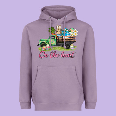 Easter On The Hunt Heavyweight Hoodie Designed By Adodesignshop