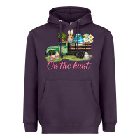 Plum easter on the hunt Heavyweight Hoodie - AdoDesignShop