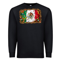 Black Christmas lights Mexican flag Premium Sweatshirt - Jasminsmagicworld