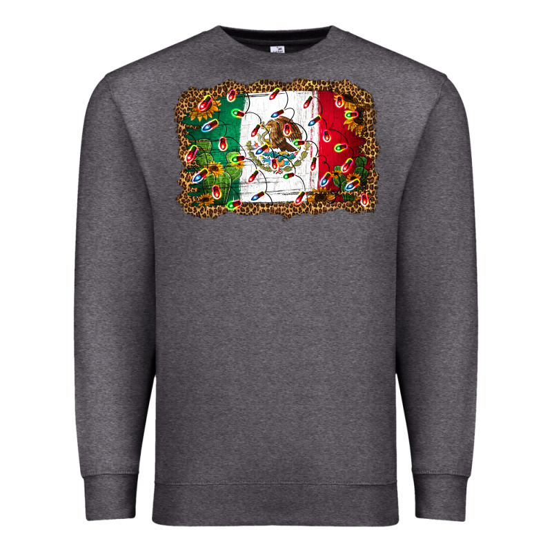 Christmas Lights Mexican Flag Premium Sweatshirt by Jasminsmagicworld | Teevron