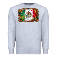 Heather Grey Christmas lights Mexican flag Premium Sweatshirt - Jasminsmagicworld