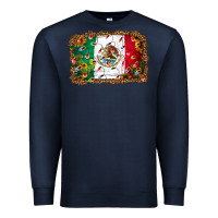 Navy Christmas lights Mexican flag Premium Sweatshirt - Jasminsmagicworld