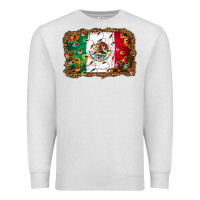 Oatmeal Heather Christmas lights Mexican flag Premium Sweatshirt - Jasminsmagicworld