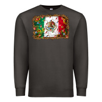 Smoke Christmas lights Mexican flag Premium Sweatshirt - Jasminsmagicworld