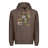 Coffee mama mama mama mama western flower Premium Hoodie - NancyCooperArtShop