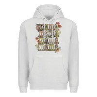 Dove Grey mama mama mama mama western flower Premium Hoodie - NancyCooperArtShop