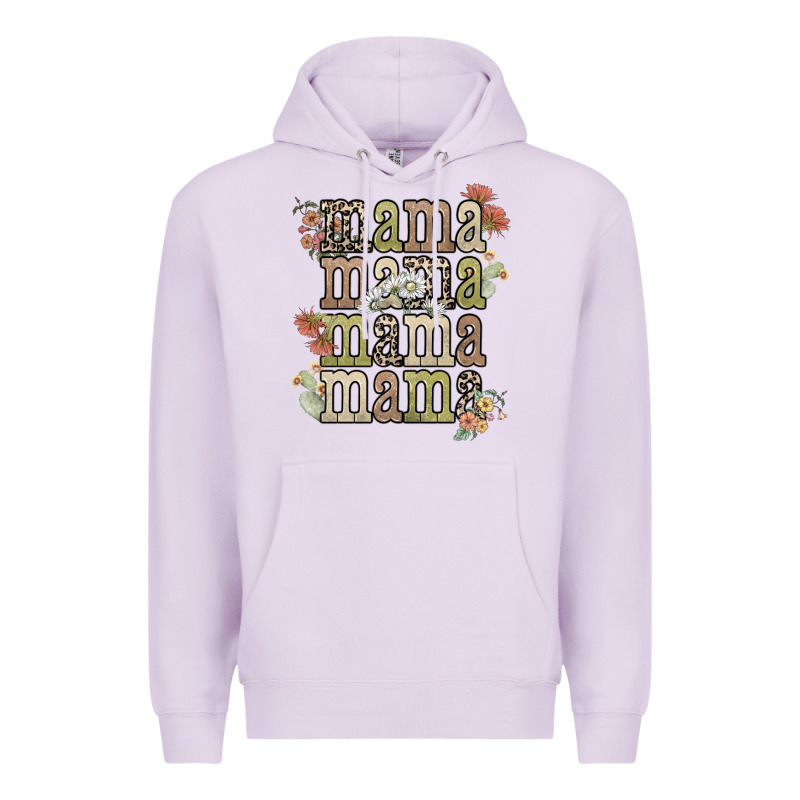 Mama Mama Mama Mama Western Flower Premium Hoodie by NancyCooperArtShop | Teevron