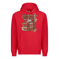Red mama mama mama mama western flower Premium Hoodie - NancyCooperArtShop