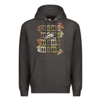 Smoke mama mama mama mama western flower Premium Hoodie - NancyCooperArtShop
