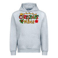 Heather Grey christmas vibes Urban Hoodie - BundleAndBundleShop