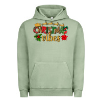 Pigment Oil Green christmas vibes Urban Hoodie - BundleAndBundleShop