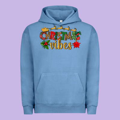 Christmas Vibes Urban Hoodie Designed By Bundleandbundleshop