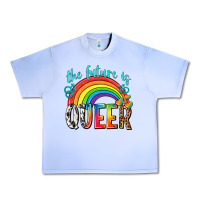 Grape Ice the future is queer Urban Heavy Tee - texasbilliewilder