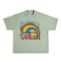 Oil Green the future is queer Urban Heavy Tee - texasbilliewilder