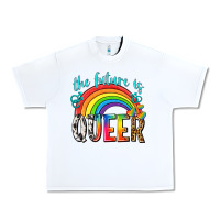 White the future is queer Urban Heavy Tee - texasbilliewilder