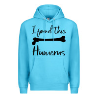 Ocean Blue I Found This Humerus Premium Hoodie - Bettercallsaul
