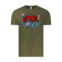 Boom Bitch 4th Of July Vintage Tee | Teevron