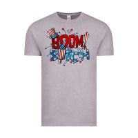Vintage Zinc boom bitch 4th of july Vintage Tee - BarkalooDesign