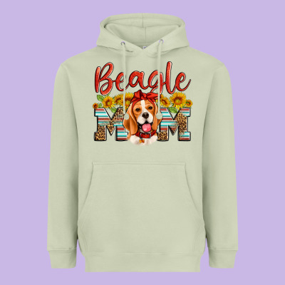 Beagle Mom Heavyweight Hoodie Designed By Artiststas