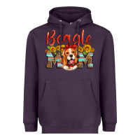 Plum beagle mom Heavyweight Hoodie - Artiststas
