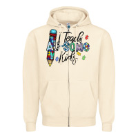 Sandshell i teach au some kids Zipper Hoodie - CowhideDigitalArt
