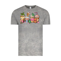 Cloud Rock pink gingerbread coffee cups Vintage Tee - Zillion Design Studio