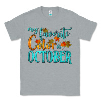 Heather Grey my favorite color is october Classic Tee - HRA Design Shop