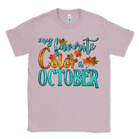 Lilac my favorite color is october Classic Tee - HRA Design Shop