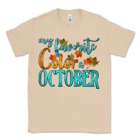 Mushroom my favorite color is october Classic Tee - HRA Design Shop
