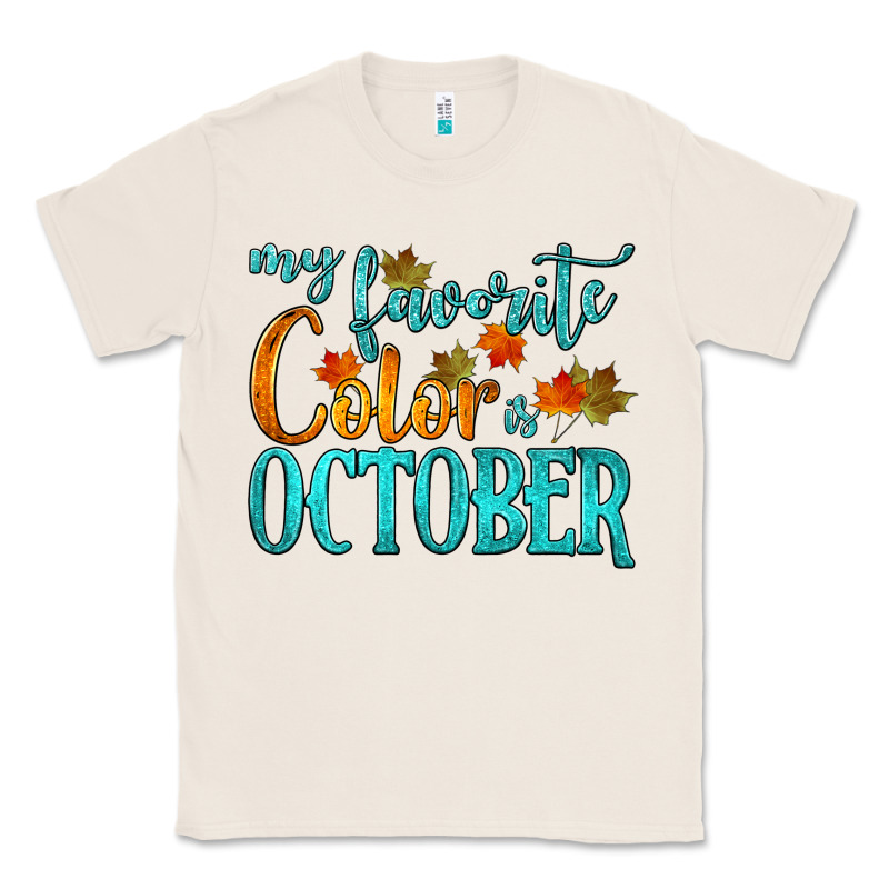 My Favorite Color Is October Classic Tee by HRA Design Shop | Teevron