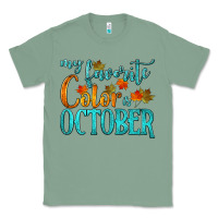 Sage my favorite color is october Classic Tee - HRA Design Shop