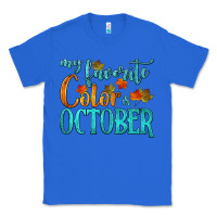 True Royal my favorite color is october Classic Tee - HRA Design Shop