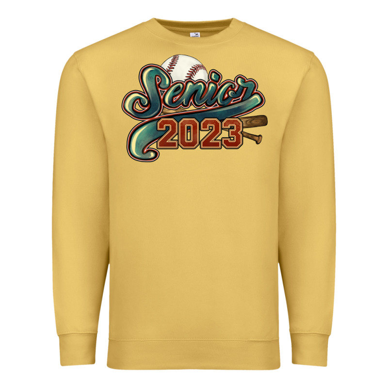 Senior 2023 Baseball Premium Sweatshirt by NancyCooperArtShop | Teevron