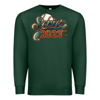 Sports Green senior 2023 baseball Premium Sweatshirt - NancyCooperArtShop